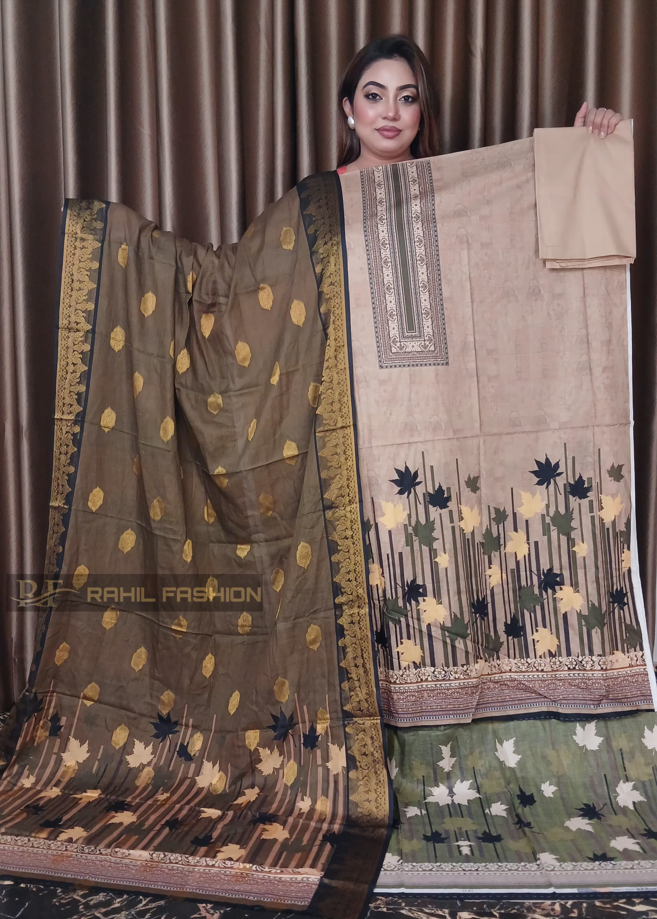 TAWAKKAL Royal Katan Dupatta - 1584