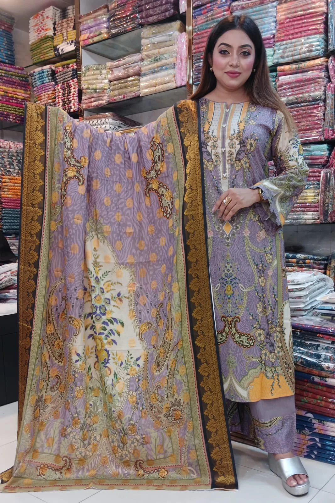 TAWAKKAL Royal Katan Dupatta - 1986