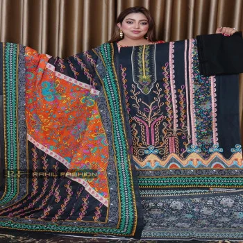 ZAM ZAM Swiss Cotton Lawn - 1453