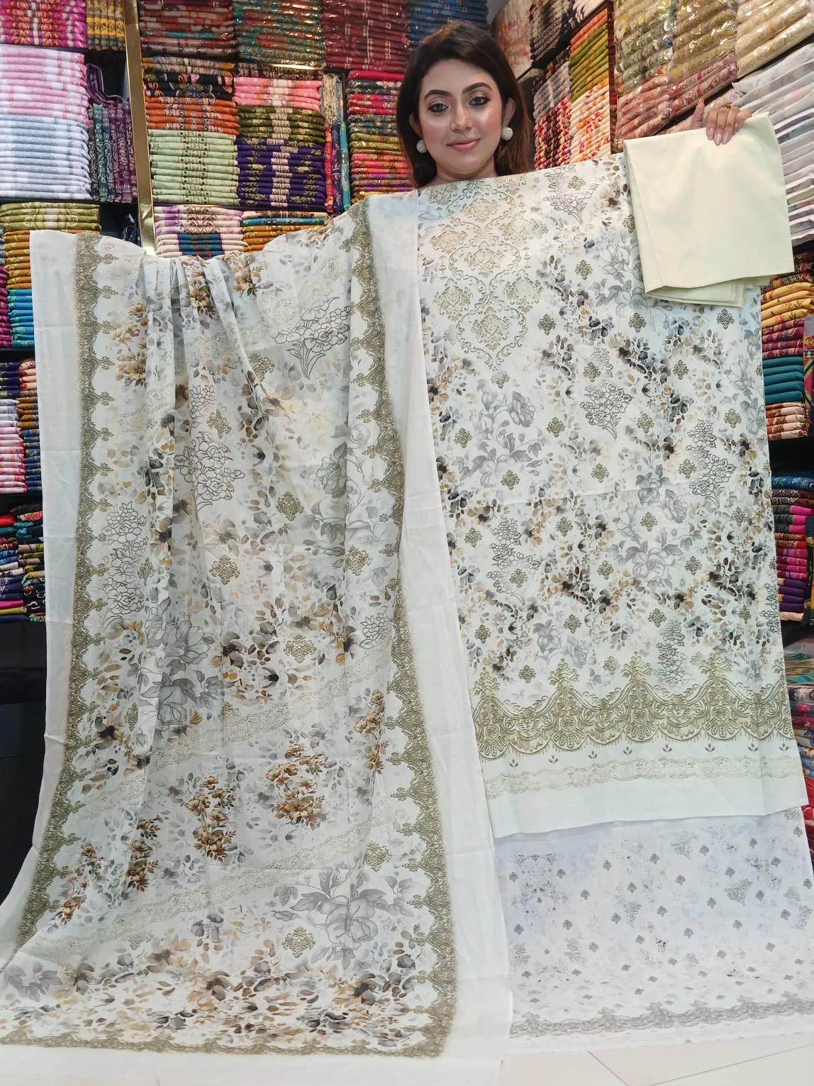 ZAM ZAM Swiss Cotton Lawn - 1937