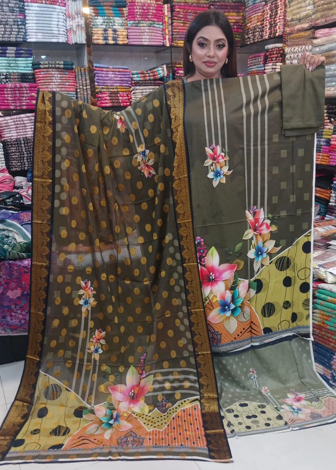 TAWAKKAL Royal Katan Dupatta - 2015